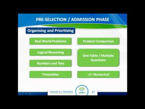 Accuracy, Prioritising & Organising, Secretarial Skills - EPSO Assistant Exams Info Webcast