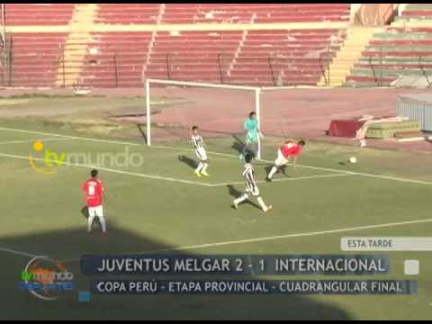 Juventus Melgar 2 - 1 Internacional - Copa Perú / etapa provincial - Tvmundo Deportes 2014