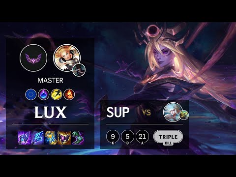 Lux Support vs Janna - EUW Master Patch 12.5