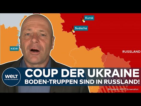 Video Thumbnail: PUTINS KRIEG: Offensive der Ukraine! Grenze durchbrochen! Boden-Truppen dringen in Russland ein