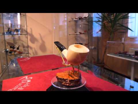 Pipa in limone half bent fatta a mano - www.paronellipipe.it