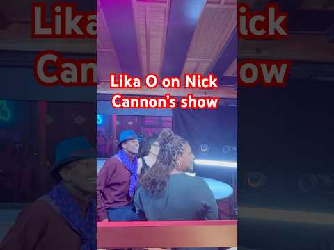 Lika O was invited to Nick Cannon’s night show in LA #nickcannon #likao