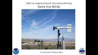 What causes Santa Ana Winds