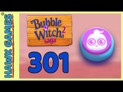 Bubble Witch 2 Saga Level 301 (Ghost mode) - 3 Stars Walkthrough, No Boosters