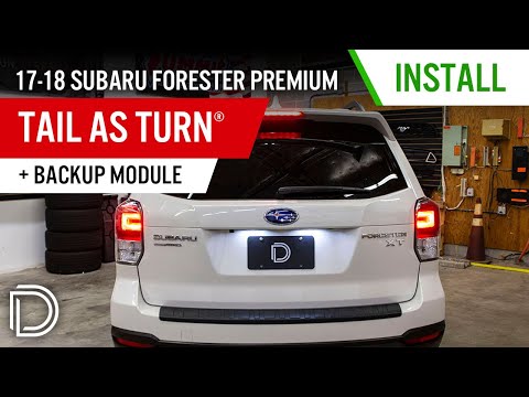 How to Install 2017-2018 Subaru Forester Premium Tail as Turn® + Backup Module | Diode Dynamics