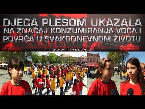 Djeca plesom ukazala na značaj konzumiranja voća i povrća u svakodnevnom životu - 26.04.2017.