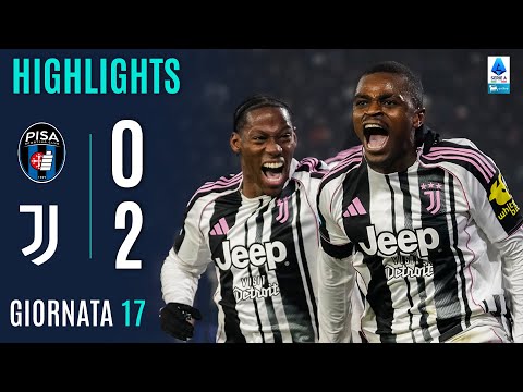 Video highlights della Pisa vs Juventus ( a ) - Giornata 17 - Fantacalcio e fantamedie