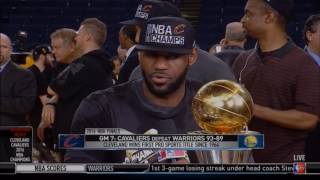 LeBron James Cavs Championship Win Interview w/ Isiah Thomas | LIVE 6 19 16