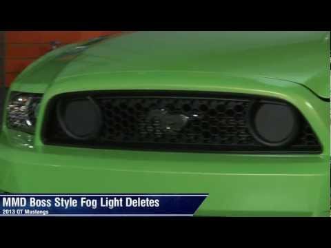 Mustang MMD Boss Style Fog Light Deletes (13 GT) Review
