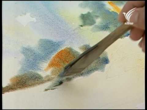 สอนศิลป์ [1-118] โดย อ.เวชยันต์ อุณหสุวรรณ [สีน้ำ_ภาพชายทะเลหัวหิน]