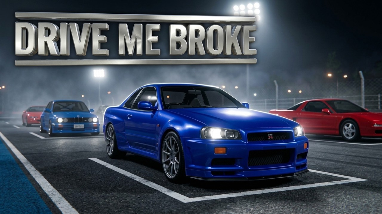 PINTEI O SKYLINE E FUI PRO PRIMEIRO RACHA! - Drive Me Broke #5