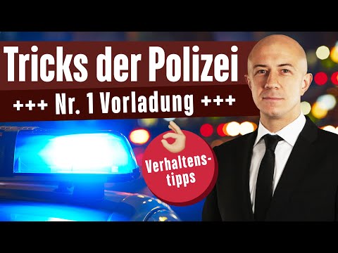 Police tricks - No. 1: Summons as a suspect