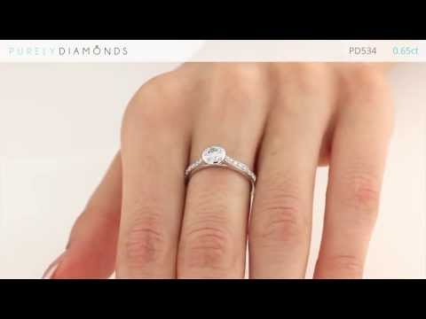 Diamond Ring PD534: 0.65ct - Purely Diamonds