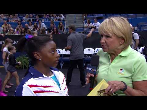 Simone Biles - Interview - 2013 P&G Championships - Women - Day 1
