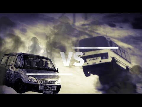 Paz 3206 bus drift vs Gaz 2705 phonk