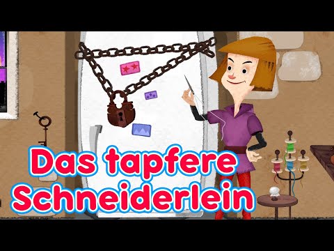 Maschas Märchen 💪🪡 Das tapfere Schneiderlein 💪🪡 Folge 14 🐻 Mascha und der Bär