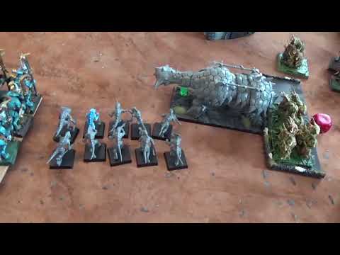 Daemons of Chaos vs Lizardmen - 2400 Points WHFB 8th Edition