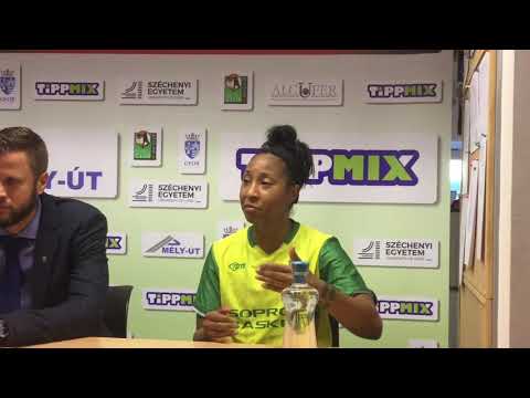 2019.10.20. UNI-Győr MÉLY-ÚT - Sopron Basket, Briann January értékel