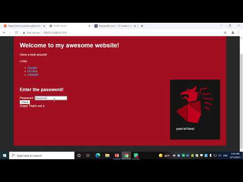 b01lers CTF Bootcamp 2021 - Web Exploitation 1