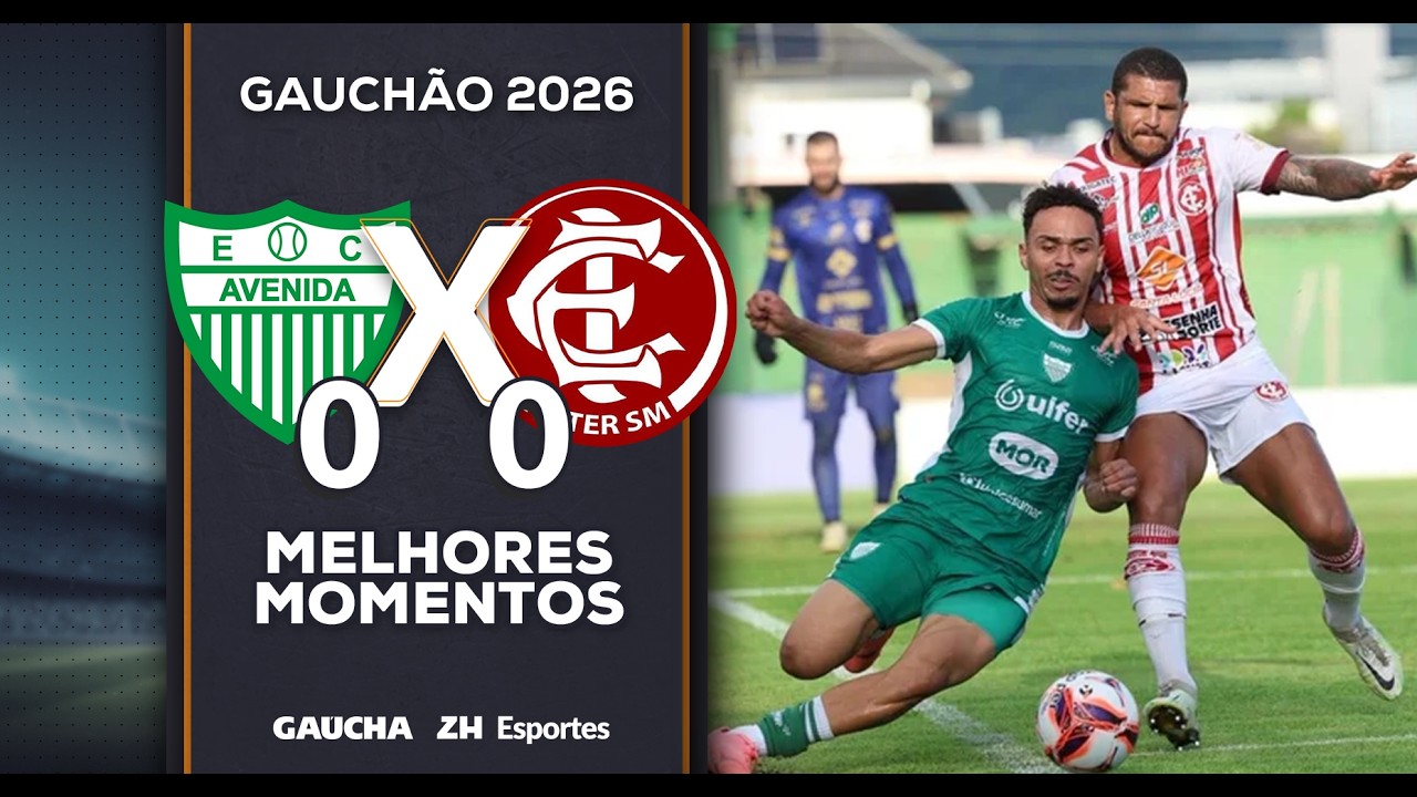 EC Avenida vs Inter de Santa Maria Highlights