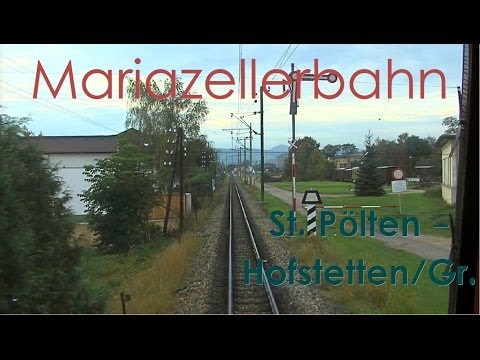 Führerstandsmitfahrt Mariazellerbahn (Talstrecke) St. Pölten - Laubenbachmühle [1/2] [HD] - Cab Ride