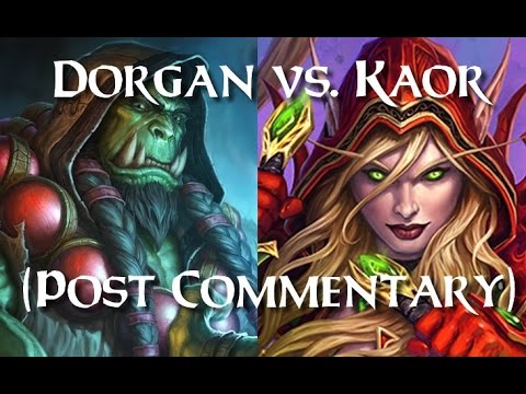 Hearthstone: Dorgan vs. SK Kaor (Shaman vs. Rogue Constructed) [Post Commentary]