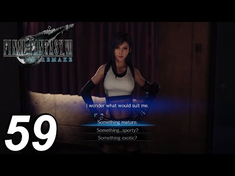 FF VII Remake Walkthrough Part 59 All 9 Bridal Dresses