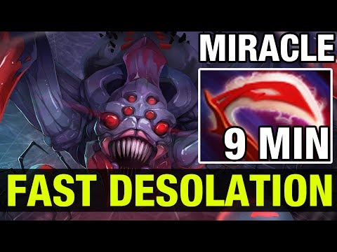 FAST DESOLATION BY MIRACLE ! - 9 MIN DESOLATOR BROODMOTHER - Dota 2