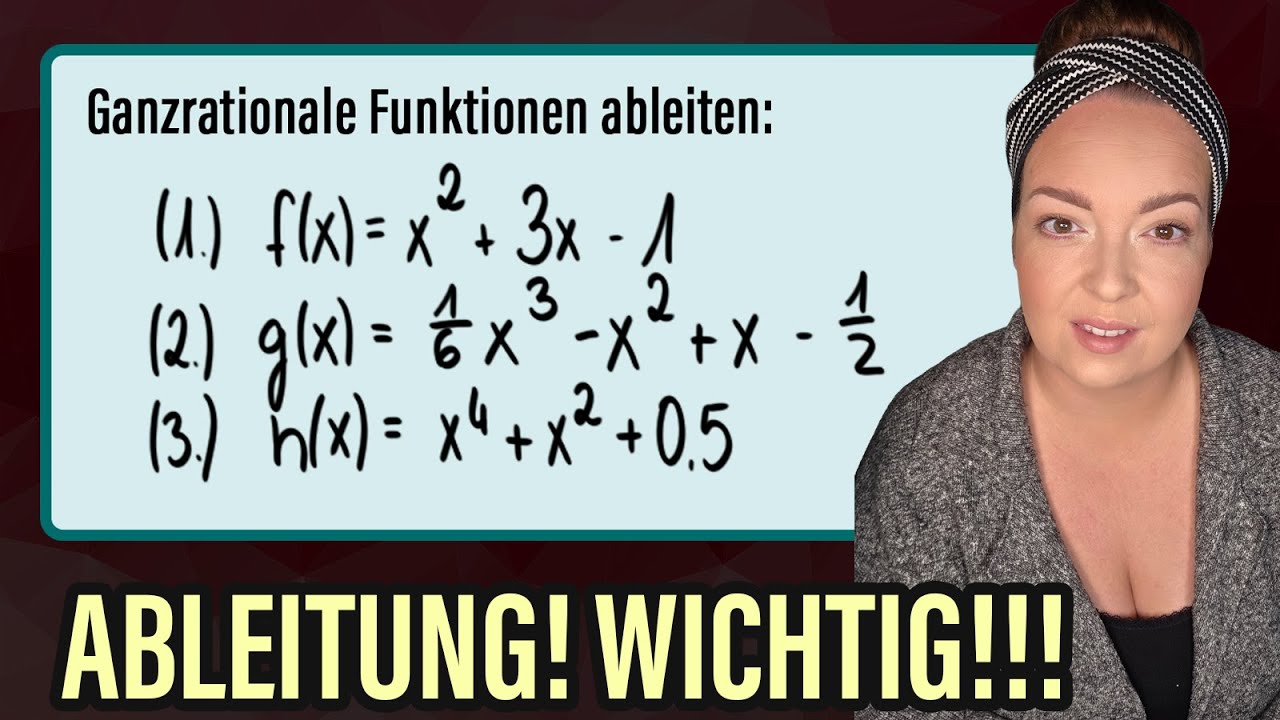 📘 Ganzrationale Funktionen ableiten – Basics, Regeln & Beispiele