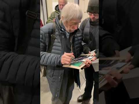 Composer Eduard Artemiev signing autographs (01/03/2021) #autographs