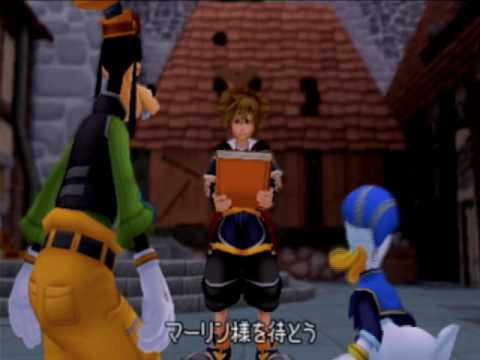 KH2, Japanese cutscene: 159 - Hollow Bastion: Third Visit (Part 2)