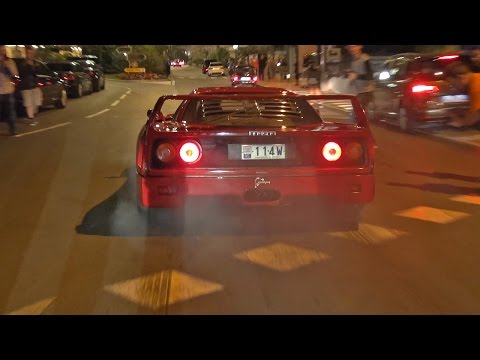 Thumbnail for Ferrari F40 w/ Tubi Exhaust - INSANE Powerslide! by Ferrari F40