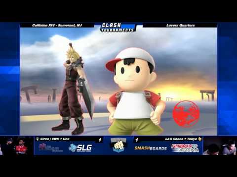 Collision XIV - 6WX + Uno vs Chaos +  Tokyo - SSB4 Losers - Smash Wii U