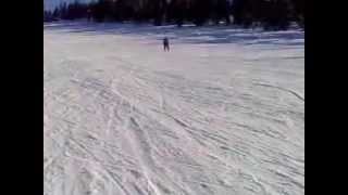 preview picture of video 'Skiing in Posio, Finland, Carving lesson'