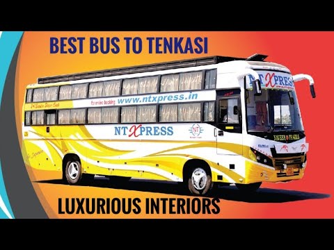 NT EXPRESS - NAVEEN TRAVELS- NEW BUS - CHENNAI TO TENKASI - 2+1 NON AC SLEEPER-TAMIL BUS REVIEW