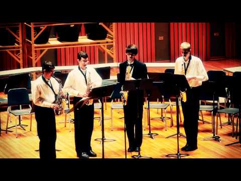 CFHS Saxophone Quartet - Symphony No. 100 - Hayden.mov