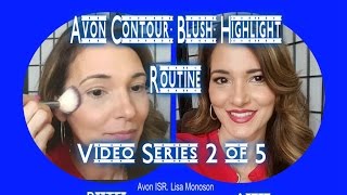 AVON Contour -Blush-  Highlight Routine 2 of 5