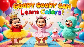 Download lagu Learn Colors Song 🌈 | Dudi Dudi Dam Dam Dance | Baby & Toddler Rhymes | Bouncy Baby mp3