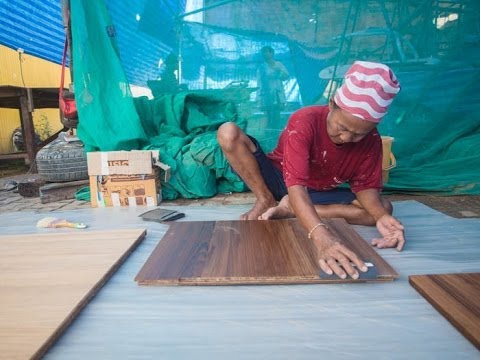 Esper Refit 17 - Stainless work; faring deck; preparing hull