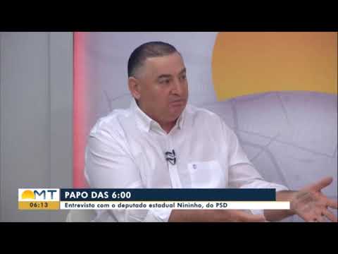 Deputado Nininho no Programa Bom Dia MT Parte 2