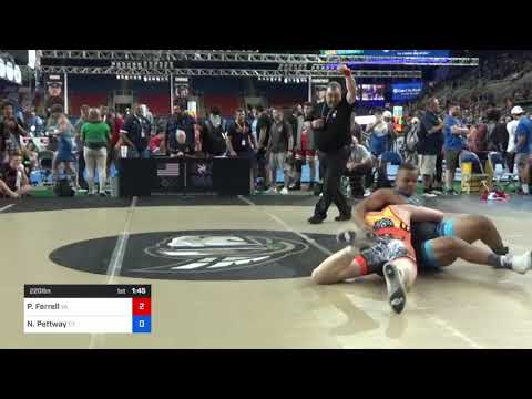 220 Lbs Round Of 32 - Parker Ferrell, Virginia Vs Nehemias Pettway, Connecticut C65c