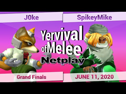 J0ke (Fox, Marth, Falco) vs. SpikeyMike (Sheik) - Grand Finals - Yervival of Melee #12