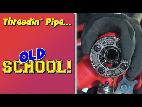 Manuelles Gewindeschneiden von Stahlrohren (Old School!)