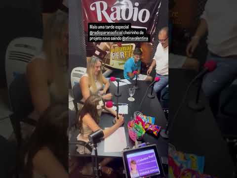 A Valentina Pod!!! menina de apenas 10 anos apresentadora. #programa #radio #viral #youtubeshorts