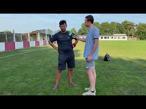 Trainer Kristof Van Craen van KFC Werchter na de nederlaag tegen KVC Haacht