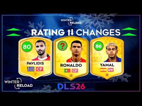 DLS 26 | 🔥 WINTER ❄️ RELOAD 🔥 NEW RATINGS REFRESH IN DREAM LEAGUE SOCCER 26 !