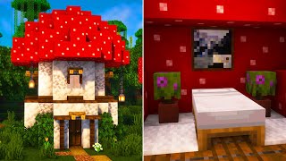 EASY Mushroom House for Survival Minecraft! [Tutorial]