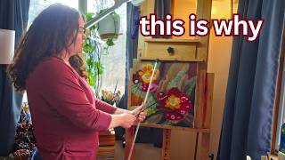 Why I Keep Making Art on Hard Days | Spring at my Art Studio!