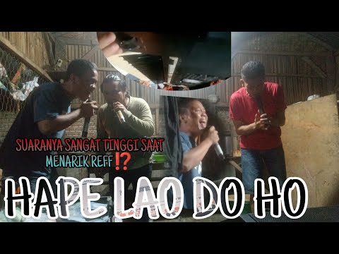 HAPE LAO DOHO TU NA DAO-SUARA TRIO NYA SANGAT TINGGI SEKALI⁉️