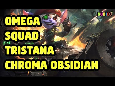 OMEGA SQUAD TRISTANA OBSIDIAN SKIN SPOTLIGHT - LEAGUE OF LEGENDS